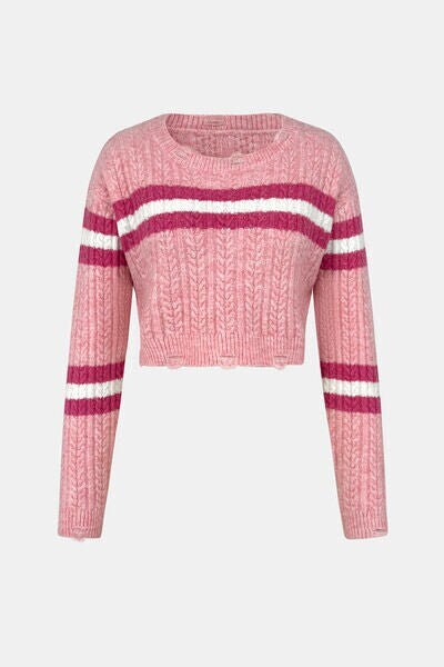 Cable-Knit Sweater, Chunky sweaterr, Sweater for women,  pink sweater, Red, Wool sweater, Loose sweater, Gift for her, valentine's day,